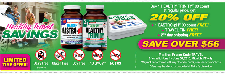 Buy 1 HT90-ct, get 20% off, plus Gastro pH 90-ct and Travel Tin FREE